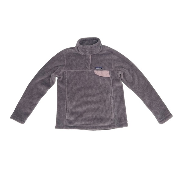 Patagonia Purple Re-Tool Snap-T® Fleece Pullover Sweatshirt Size Medium Women’s - Picture 1 of 5